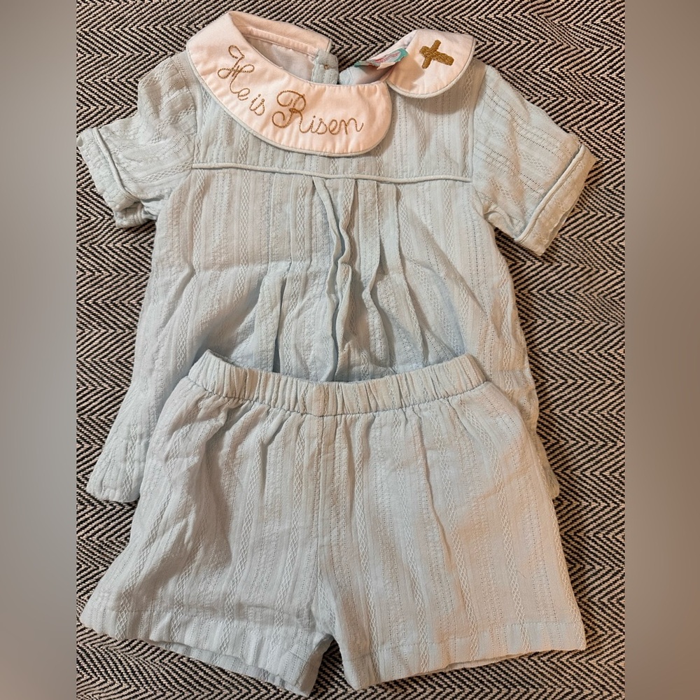 Kids Light Blue Matching Set